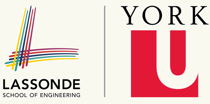 The logo of the faculty and university I attended: Lassonde School of Engineering, York University