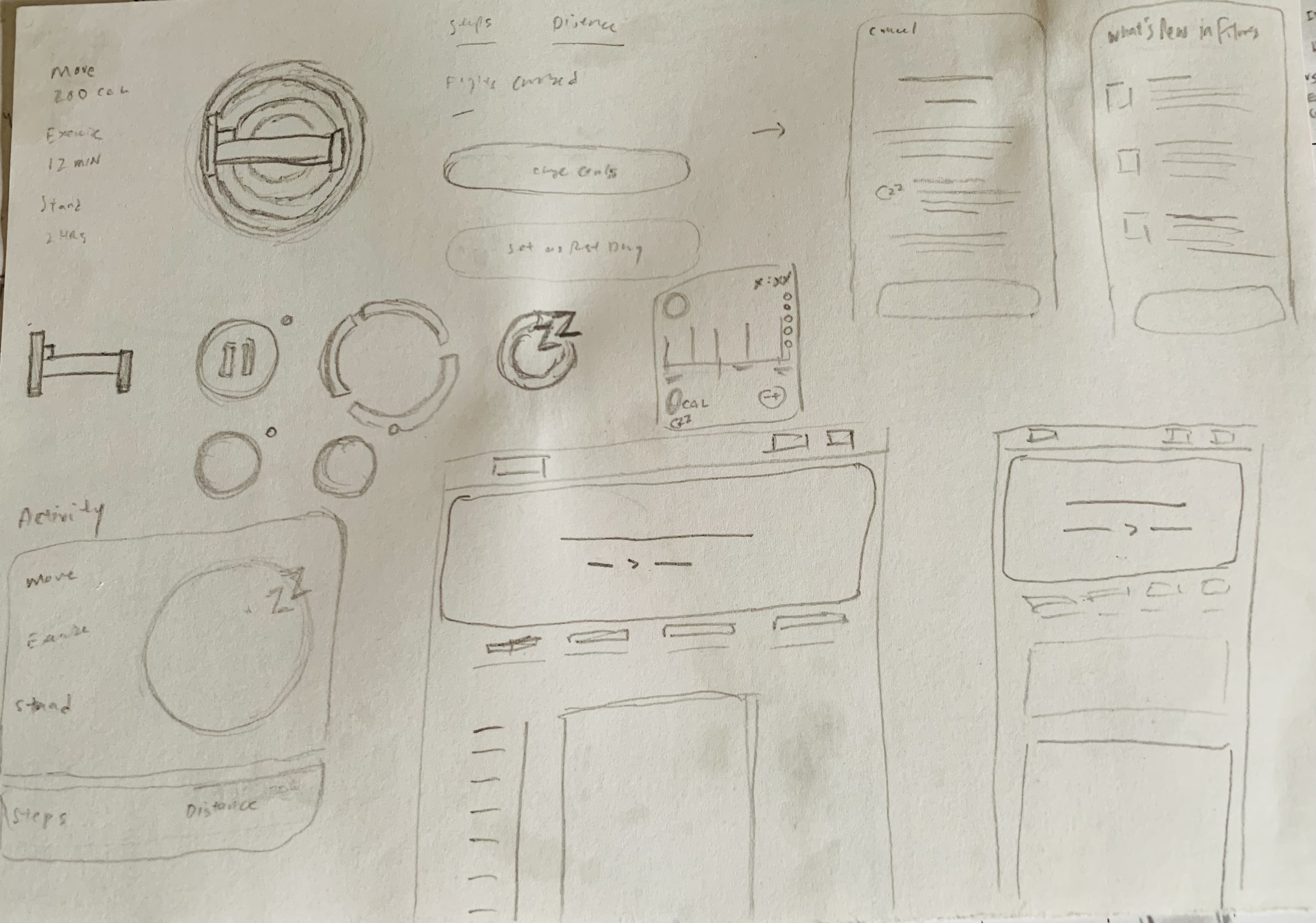 Another image of my sketches on paper