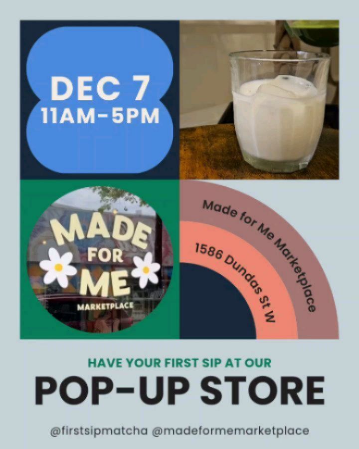 Upcoming popup store at Made For Me Marketplace, December 7, 2024 from 11AM to 5PM; Instagram post: https://www.instagram.com/p/DC4P6INpIAM/?img_index=1