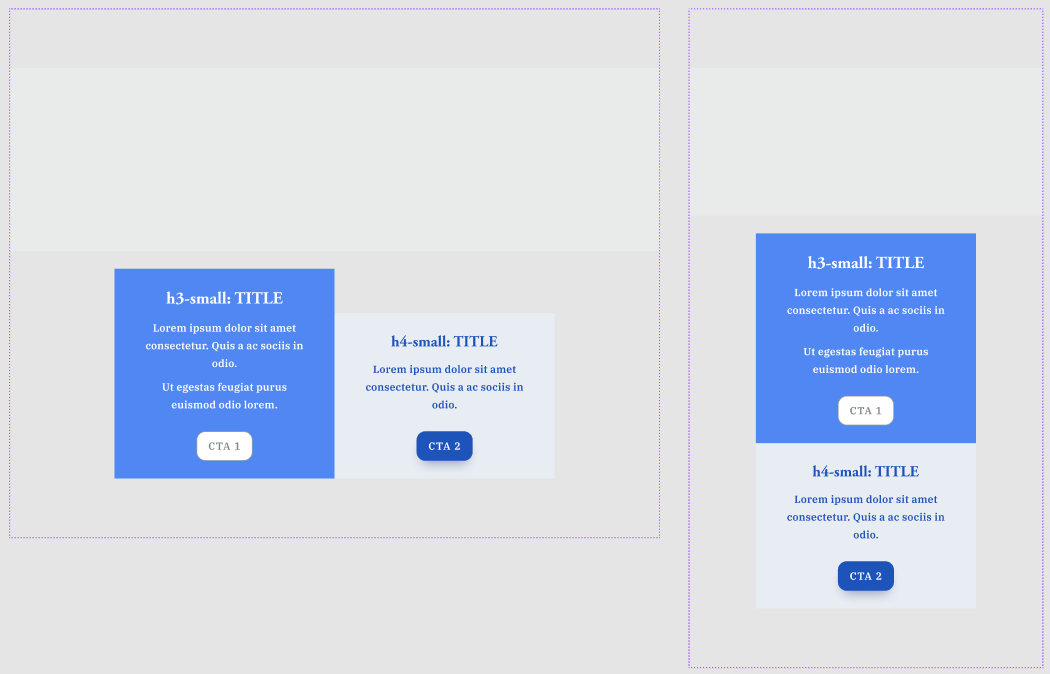 A screenshot of Information 2 section on smaller device frames.